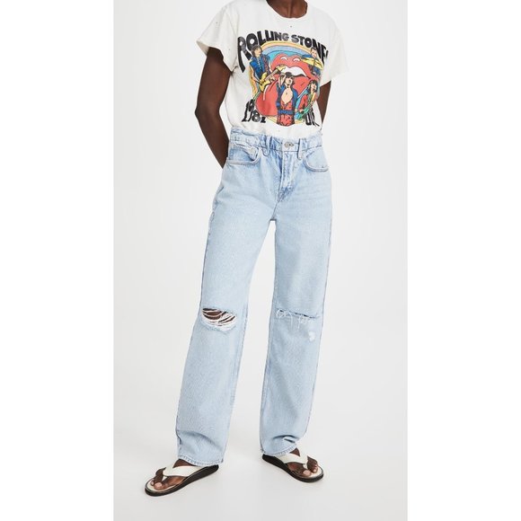 Good American Good '90s Jeans in Blue 6/28 - Picture 12 of 16